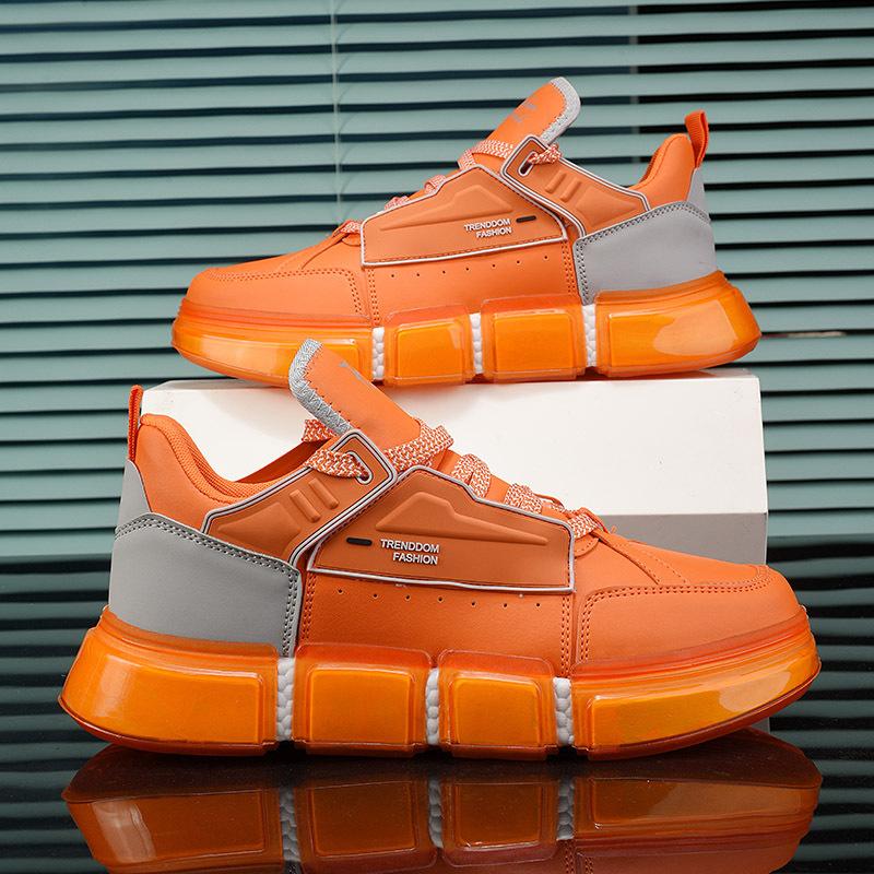 

Autumn and winter men s shoes 2025 popular national tide real popcorn thick sole heightening versatile middle help dad shoes ins tide shoes 39