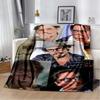 Johnny Depp Pattern Throw Blanket Light Weight Blanket for Living Room Bedroom Kidsroom Warm Blanket Christmas Gift