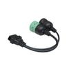 OBD2 6 Pin J1708 or 9 Pin J1939 to 16 Pin Adapter Cable for Heavy Duty Truck