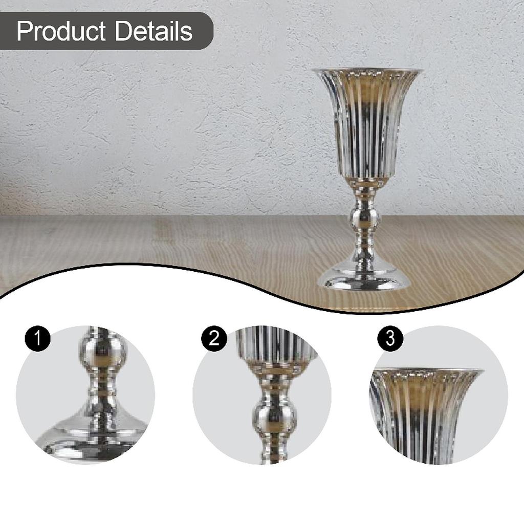 Wedding Flower Vase Candlestick Flowerpot Decorative Decor Flower Stand for