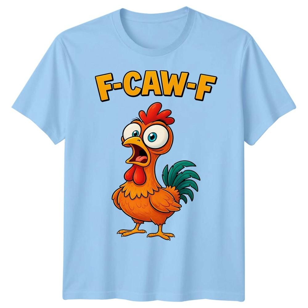 FCAWF Sarcastic Chicken Meme Tee Funny Gothic Halloween TShirt Adults Kids 5 S