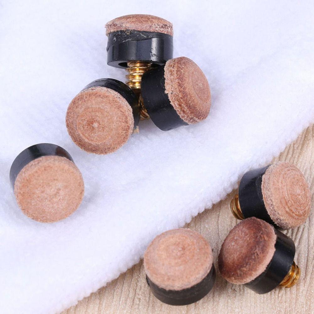 Supplies Billard Cue Pool Tips Screw On Cue Tips Billiard Replacement Snooker Billard Soft Kit