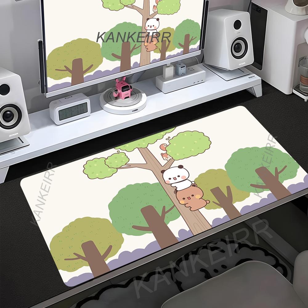 XXL Mauspads Anime Computer Tischmatte Bubu Dudu Gamer Schreibtischmatte PC Gaming Zubehör Mauspads Große Matten Büro Mauspads Setup