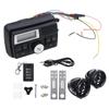 Motorcycle Waterproof Audio Anti-theft Alarm Stereo Sound Speaker FM Radio MP3 Player Music Amplifier Remote Control