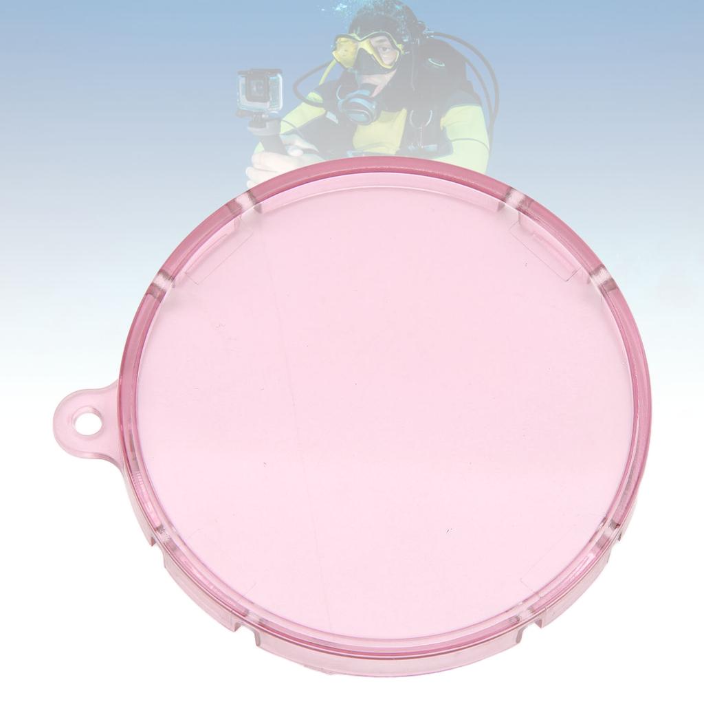 Underwater Dive Lens Filters for Insta360 Go3 Calibration Color High Transparency Waterproof Case Lens Filter Pink