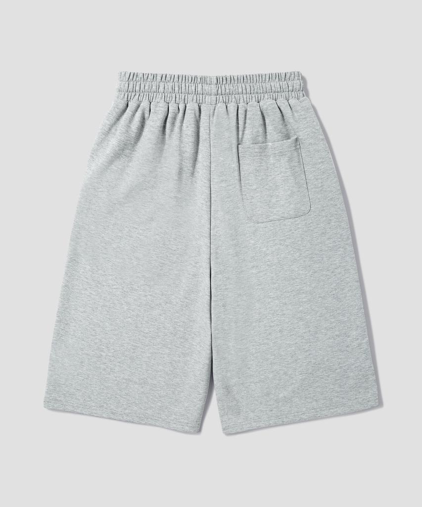 AGOD Carpenter Out Pocket Wide Sweat Shorts [Heather Grey]