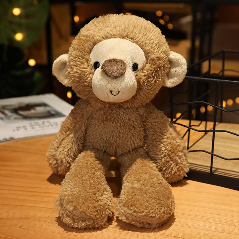 Poupées en Peluche de Dessins Animés Populaires - Ours en Peluche Jambes Longues Grosse Tête, Cochon Rose, Chat, Canard Jaune - Idéal pour Cadeaux et Machines à Pinces