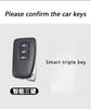 For Lexus Key Case Es200 Lx Nx200 Ux 260 Rx350 Buckle Full Package Suede Shell Lexus Is Car Key Case Cover Shell Alcantara