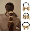 Fashion Alloy Headband Headdress Cool Style Ponytail Hair Ring High-end Seamless Hairband Set