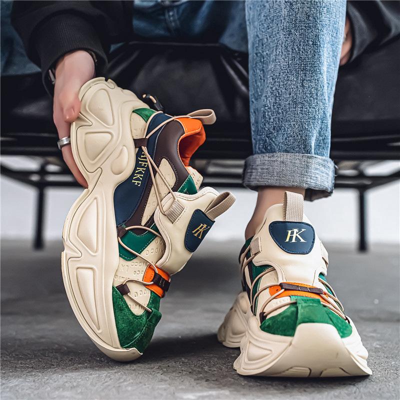 Men's Platform Sneakers Breathable Comfort Sports Shoes Men's High Quality Light Trend Outdoor Casual Sneakers Zapatillas Hombre