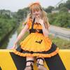 COSPLAY Halloween vyšívaný kostým služebné, kostým služebné, netopýří upíří služebná, kouzelná čarodějnice