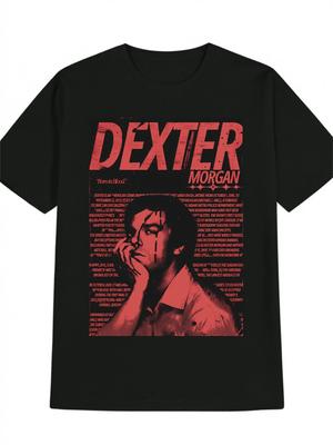 2026 Nový TV seriál Dexter Morgan Tričko Pánské Retro Hip-hop Ležérní Tričko Vysoce Kvalitní Bavlna Pánské Oblečení Letní Tričko...