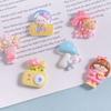 Cross-border Mushroom Girl Resin Sticker Decoration for Phone Case, Electric Scooter, Water Cup, Hair Clip, Camera, and DIY Cream Glue.