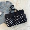 Women Polka Dot Tote Bag Spring Large Capacity Casual Underarm Casual and Simple Shoulder Bag High Appearance Commuting Bag