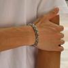 Simple Fashion Titanium Steel Cuban Handmade Chain Men's Bracelet Stainless Steel Hip Hop Versatile Bracelet Men's