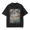 Arrival Rock Hyrax Awawa Cute Hyrax Meme Washed Mens Women Clothes Tee Shirt Graphic T-Shirts for Men Ropa Hombre