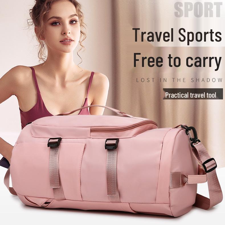 Customizable Large Capacity Travel Bag with Wet/Dry Separation - Ideal for Yoga or Business Trips