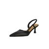 Fashion New Summer Sandals Pointed Toe Sandals for Women High Heels Fashion Minimally Styled Mesh Cover Toe Sandals Ladies Shoes Women