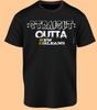 Straight Outta New Orleans Louisiana Gold Letters Cotton Shirt Black History Month Represent Mothers Day Fathers Day Gifts Juneteenth