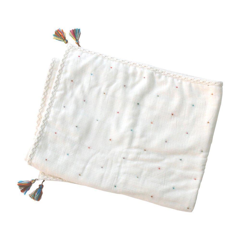 10mois BOBO Baby Gift Fluffy Gauze Baby Sleeper 58cm for Newborns to 3 Years Cotton Baby Blanket - Set (6-Layer Gauze) (100% Cotton, Length, Old) +