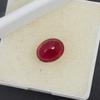 Natural Red Ruby Loose Gemstone Oval Cut 6.90 Ct for Jewelry Making and Gem Collections