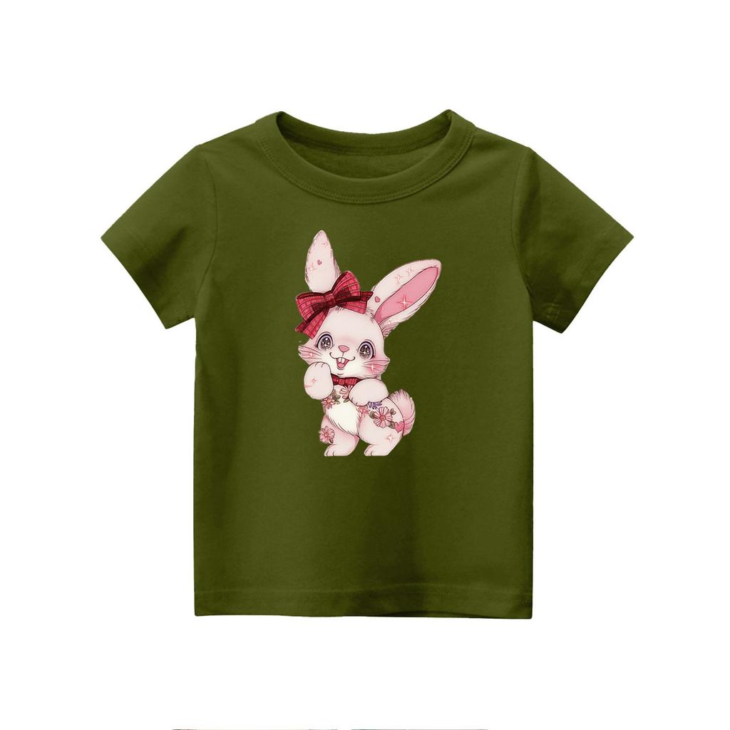 Toddler Girl Boy T-Shirts Kids Top Boys And Girls Printed Short Sleeved T-shirt