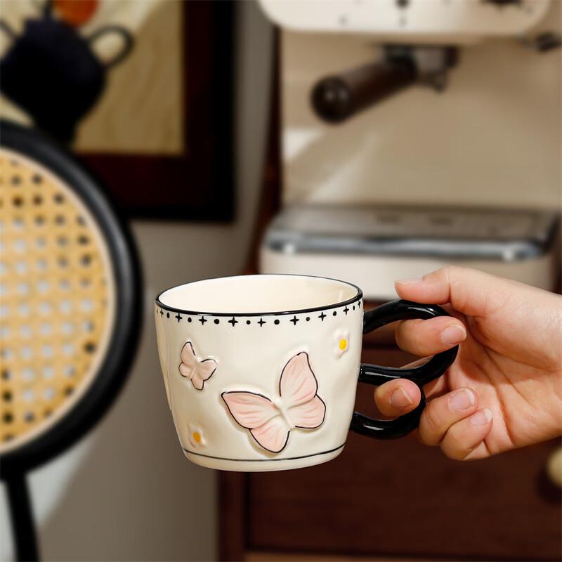Cute Butterfly Ceramic Mug Gift Set