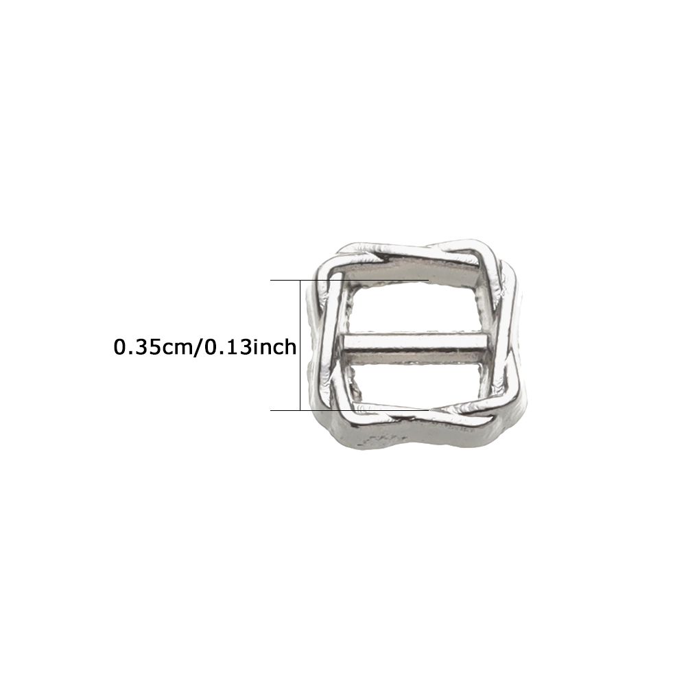 Ultra-small 4 Colors Tri-glide Buckle Diy Dolls Buckles Pattern Belt Buttons Doll Bags Accessories