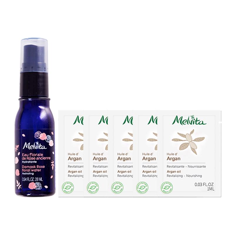 

Melvita Rose Floral Water & Argan Oil Discovery Set