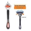 Five-Layer Manual Shaver Compatible with Gillette Stainless Blades - Exclusive Set