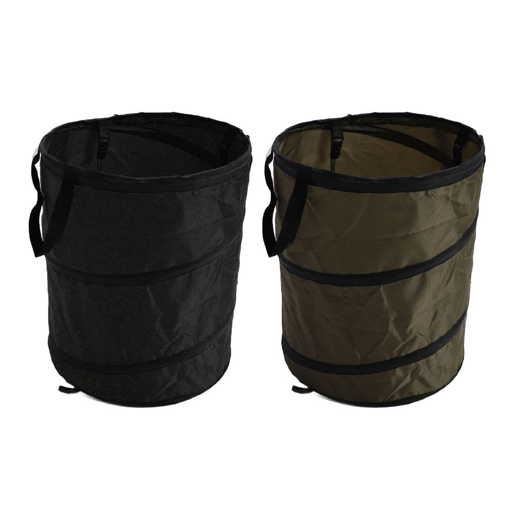 37L Medium Size Camping Trash Can Folding Storage Bin Portable Trash Can for Picnic Camping Outdoor 
