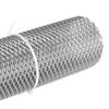 Car Front Center Grid Grille Rhombic Mesh Stable Structure Aluminum   Fit for Cars