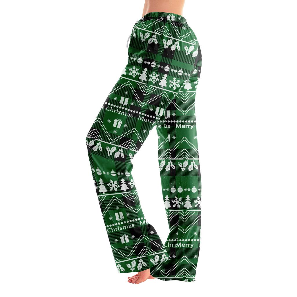 Anime-Pyjamahose, Nachtwäsche, lässige Hose mit Kordelzug und elastischer Taille, bequeme, gerade, lockere Yoga-Hose
