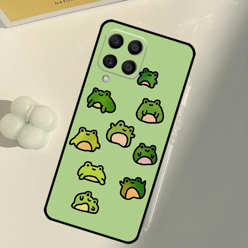 Cartoon Frogs For Samsung Galaxy M16 M06 M12 M55 M15 M35 M14 M34 M54 M11 M21 M31 M13 M33 M53 M32 M52 Case