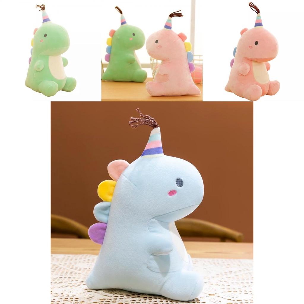 Adorable Cute Dinosaur Plush Toy Soft Pillow Ideal Stuffed Animal For Kids Fun