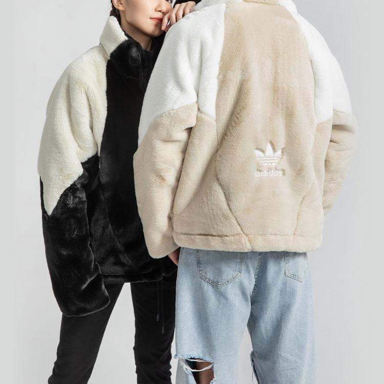 Adidas Originals Trefoil Speed Fer Colorblock Fleece Warm-Up Jacket Unisex Jacket Black HF0701