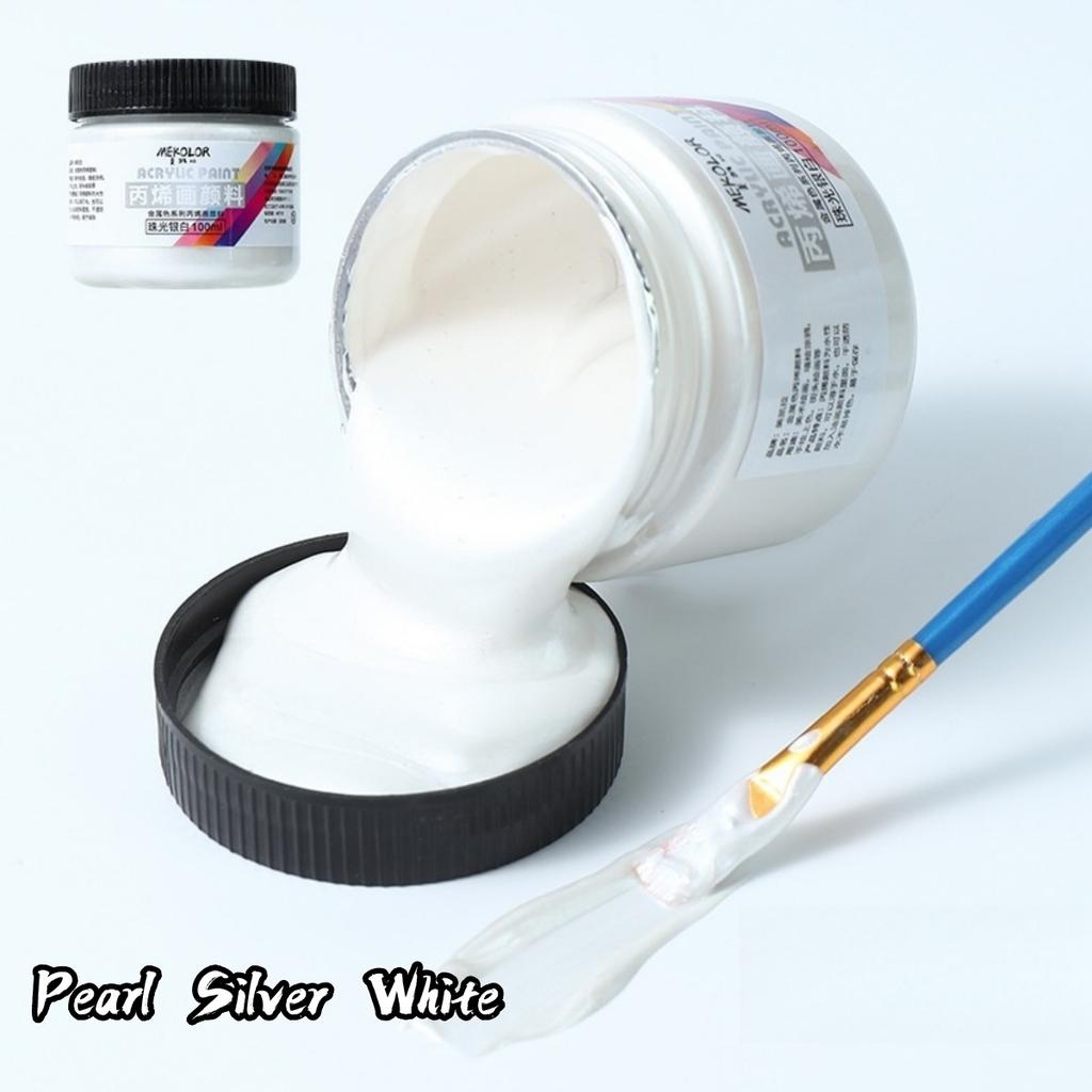 100ml Matte Acrylic Paint Bundle Premium Colors Non Crack Formula for Rock Painting Fabric Canvas Wood Crafts Waterproof Art Sup