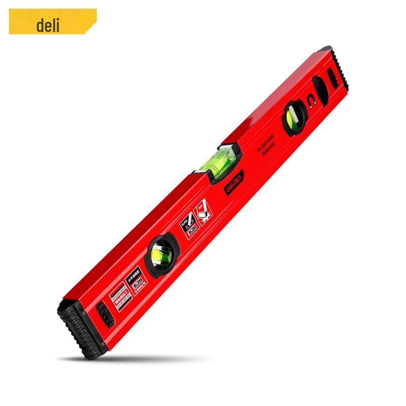 Deli 400mm High-Precision Multi-functional Spirit Level Ruler