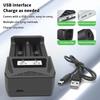 Akıllı LCD Ekranlı USB Şarj Cihazı - 18650 4.2V Li-Ion ve 1.2V Ni-MH AA/AAA Şarj Edilebilir Piller İçin 1/2/4 Yuvalı