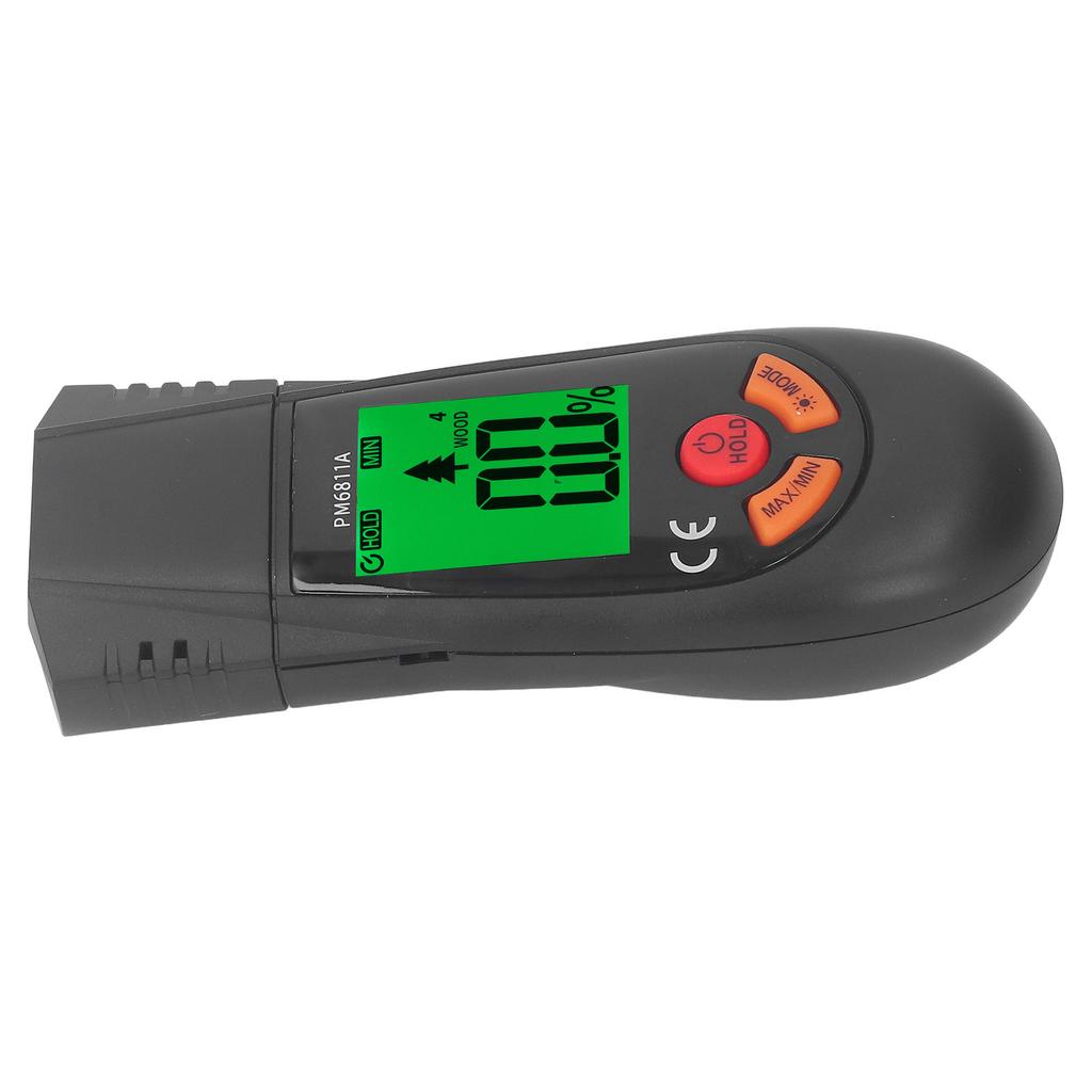 Wood Moisture Meter Woodworking Digital Water Leak Detector Damp Tester for Building Material
