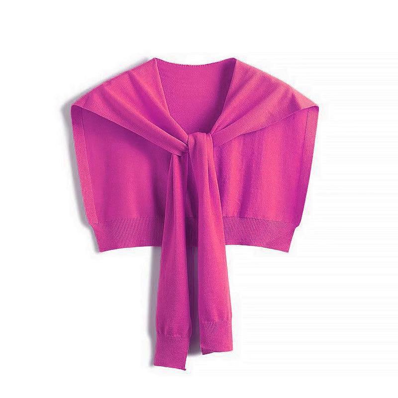 Women's Knit Shawl: Spring/Summer, Air-Conditioned Room Outerwear, Shoulder and Neck Cover, Versatile Design, Widened Scarf Shawl.