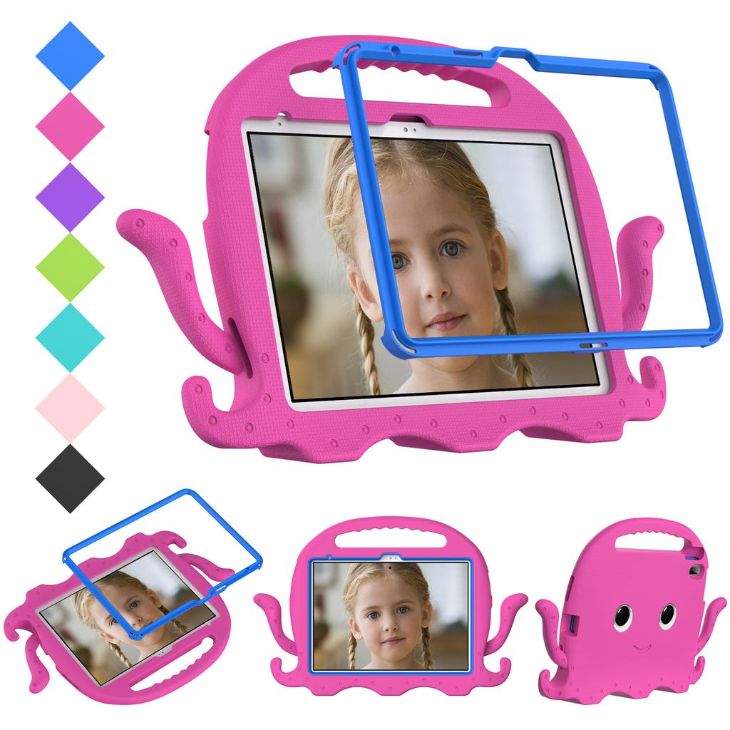 Octopuses EVA Kids Case For Samsung Galaxy A8.0 T290 T295 A9 A11 8.7in A7Lite A7 T500 T509 10.4 A8 X200 X205 10.5in Tablet Cover