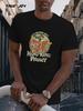 Hong Kong Phooey Graphic T-shirt - Retro Cartoon Print Short Sleeve Tee