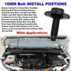 50Pcs M6-1.0 Hex Head Body Bolts Bumper Fender Splash Shield Under Cover Hood,M6 Bolt,Hex Bolts,10Mm Bolt,20Mm Washer