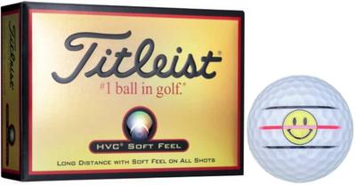 Bola de Golfe HVC SOFT FEEL Listrada 1 [Linha Hapiraki_Golf] (Dúzia Branca_Nico-chan)