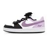 Nike Court Borough DEER Love Blank Abrasion Resistant Low Top Skateboard Shoes Women's Black Pink Purple DV5456-131(Team84-S-BOX)
