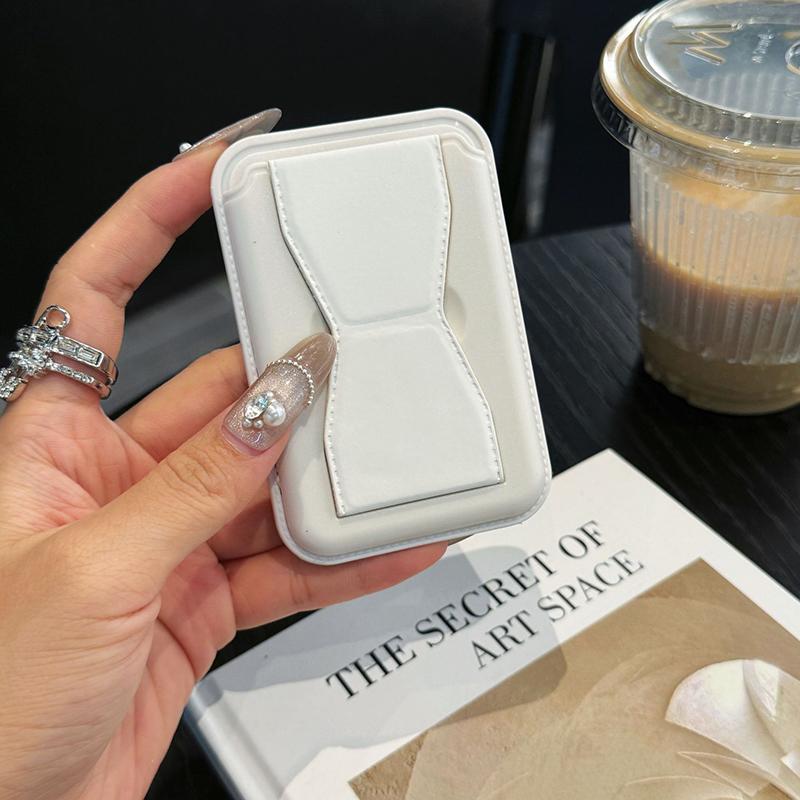 

Цветной чехол для телефона, держатель для карточек для iPhone, складной настольный держатель для телефона Magsafe, держатель для удостоверения личности, банковской карты