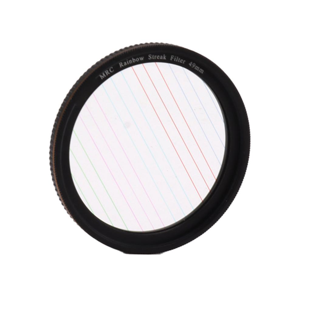 Colorful Streak Star Filter SLR Camera Dot to Line Filters Special Effects Camera Filters for Night Scenes