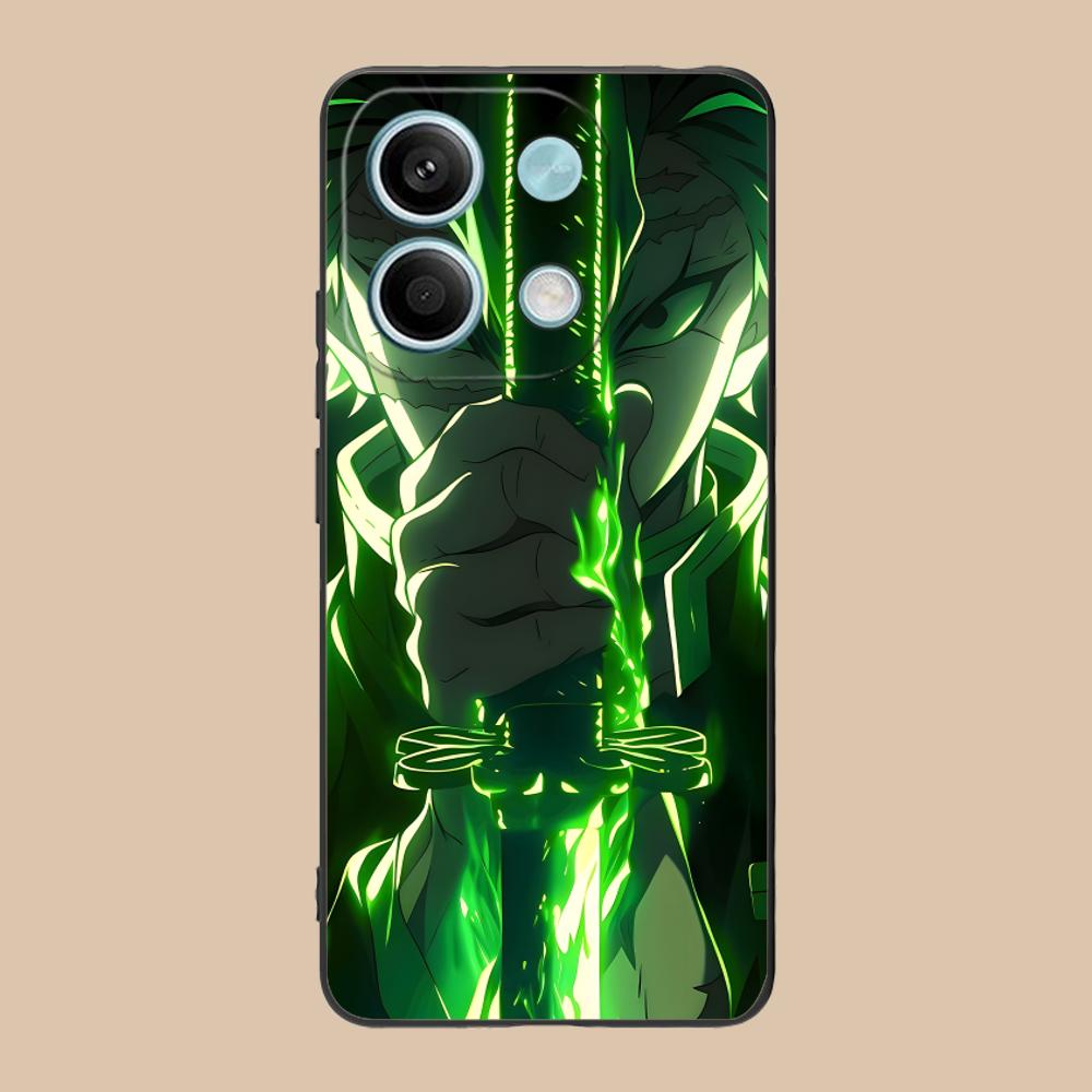 

Demon Slayer Sanemi Phone Case for POCO M6 M5 M4 M3 X7 X6 X5 X4 X3 F6 F5 F4 Pro GT 5G Colour Printing Protective Cover Luxury Poco C40