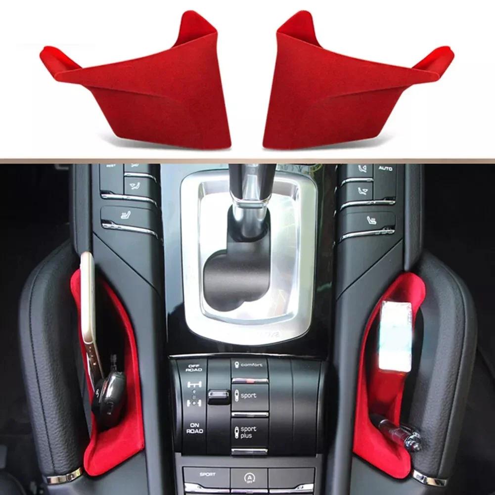 Car Center Console Gap Armrest Holder Organizer Container Pocket Storage Box Holder For Cayenne 2011-2018 Car Accessories